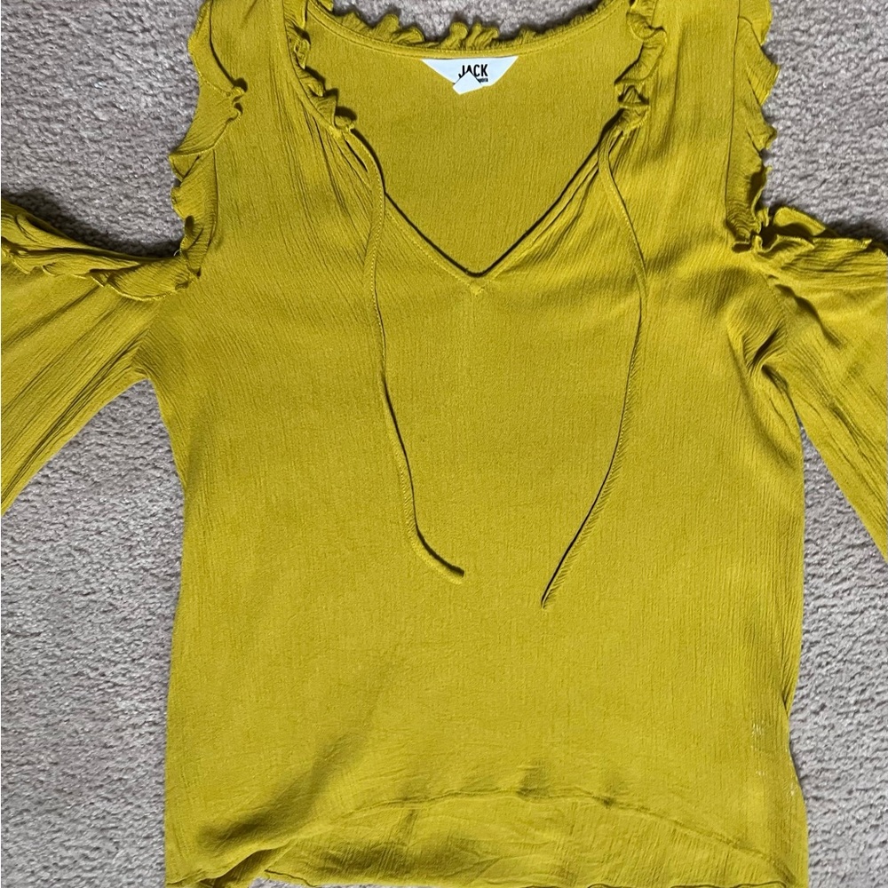 Jack by BB Dakota Cold Shoulder Top, Size XS